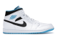 Jordan 1 Mid Laser Blue (554724-141) weiss 4
