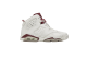Jordan 6 Retro OG BG Maroon 2015 (836342-115) weiss 4