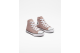 Converse Converse оригінал футблка Counter Climate Leather Stone Mauve (A03211C) pink 4