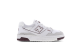 New Balance 550 Summer Fog Burgundy (BB550FB1) weiss 1