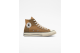 Converse High Chuck 70 Patchwork Houndstooth (A03278C) braun 1