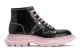 Alexander McQueen Tread Lace Up Boot (595469WHZ811488) schwarz 3