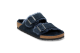 Birkenstock Sandalen Arizona Shearling Suede Leather Fur New Navy (1030684) blau 2