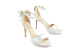Buffalo Sandalen Absatz Xenia Bow Glam Vegan Satin (1291621) blanc 1
