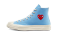 Converse Comme des Garcons PLAY Chuck 70 Bright Blue Taylor All Star Hi (168300C) blau 3