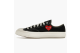 Converse PLAY Comme des Single Heart Chuck 70 Taylor All Star Ox Garcons (A08804C) schwarz 1