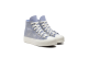 Converse Chuck Taylor All Star Lift Platform Suede Shimmer (A11549C) grau 1