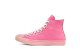 Converse Neon Leather Chuck Taylor All Star High Top (166568C) pink 1