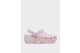 Crocs SANDALO CLASSIC PLATFORM PEARL CLOG (211231) rosa 1