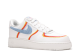 Nike Air Force 1 Low Sail Denim Swoosh womens (DJ4655-133) weiss 6