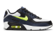 Nike Air Max 90 Leather Midnight Navy Volt GS (CD6864 401) bunt 3