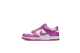 Nike Dunk Low Active Fuchsia GS (FJ0704 100) weiss 1