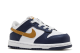Nike Dunk Low Midnight Navy Wheat TD (FB9107 111) bunt 5
