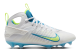 Nike Huarache 9 Elite Mid LAX SE Vivid Blue Volt (FV6149-100) weiss 2