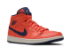 Jordan 1 Mid Turf Blue Void womens (CD7240-804) orange 6