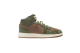 Jordan 1 Mid Treeline GS (FQ8101 200) bunt 3