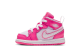 Jordan 1 Mid Hyper (644507-611) pink 1