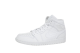 Jordan 1 Mid Triple 2018 (554724-109) weiss 1