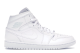 Jordan 1 Mid Triple 2018 (554724-109) weiss 3