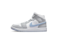 Jordan 1 Mid Wolf (BQ6472 105) weiss 1