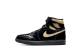 Jordan Air 1 Retro High Metallic Gold OG (555088-032) schwarz 1