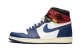 Jordan 1 Retro High Los Angeles LA x NRG Blue Storm Union (BV1300-146) bunt 3