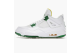 Jordan 4 Golf Retro Metallic Green (CZ2439-100) weiss 3