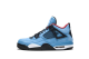 Jordan Travis Scott x 4 Retro Cactus Jack (308497-406) blau 1