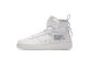 Nike SF Air Force 1 Mid QS GS (AR0690-100) weiss 1