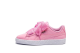 PUMA Basket Leather Heart Patent (364817 03) pink 1