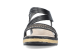 RIEKER Riemchensandalen (61764-00) schwarz 3