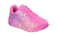 SKECHERS JGoldcrown UNO Lite Metallic Joy Shoes (314098L-HPMT) pink 2
