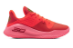Under Armour Curry 4 Low Flotro Flooded (3026620 600) rot 2