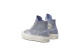 Converse Chuck Taylor All Star Lift Platform Suede Shimmer (A11549C) grau 2