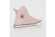 Converse Patta x Experimental Jetset x Converse Chuck 70 High White Red Blue For Sale Platform Lift High (A06796C) pink 3