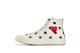 Converse Comme des Garcons Chuck Taylor All Star 70 Hi Polka Dot Play (157251C) weiss 1