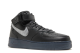 Nike Air Force 1 Mid Premium Metallic Silver Prm (DX3061 001) schwarz 6