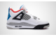 Jordan 4 Air Retro GS What The (408452-146) weiss 3