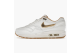 Nike Air Max 1 FB Woven Metallic Gold (616315-102) weiss 1