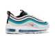 Nike Air Max 97 Pure Platinum Light Crimson GS (921522 031) bunt 6