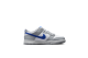 Nike Dunk Low GS Grey Royal (FN3878-001) grau 3