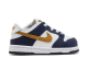 Nike Dunk Low Midnight Navy Wheat TD (FB9107 111) bunt 6