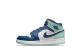 Jordan 1 Mid GS Mint Blue Air (554725 413) blau 1