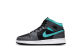 Jordan 1 Mid Grey Aqua GS (554725-063) bunt 1