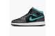 Jordan 1 Mid Grey Aqua GS (554725-063) bunt 2