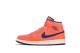 Jordan 1 Mid Turf Blue Void womens (CD7240-804) orange 1