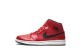 Jordan 1 Retro Mid Patent Gym (554724-602) rot 1