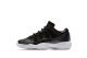Jordan Air 11 Retro Low GS Barons (528896-010) schwarz 1
