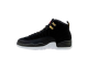 Jordan 12 Retro Reverse Taxi GS (153265-017) schwarz 1