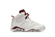 Jordan 6 Retro OG BG Maroon 2015 (836342-115) weiss 1